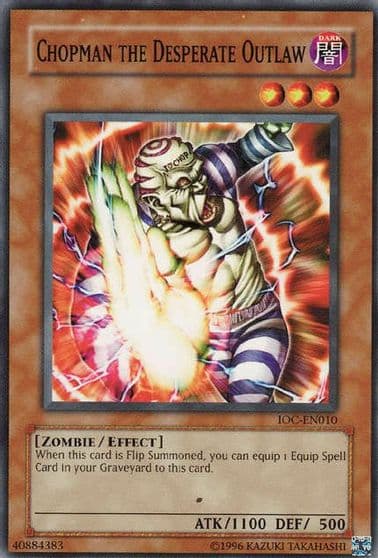 Chopman the Desperate Outlaw Invasion of Chaos (Worldwide English) Yu-Gi-Oh! card