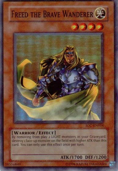 Freed the Brave Wanderer Invasion of Chaos (Worldwide English) Yu-Gi-Oh! card