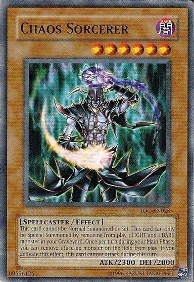 Chaos Sorcerer Invasion of Chaos (Worldwide English) Yu-Gi-Oh! card