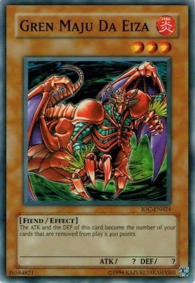 Gren Maju Da Eiza Invasion of Chaos (Worldwide English) Yu-Gi-Oh! card