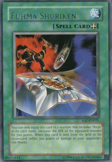 Fuhma Shuriken Invasion of Chaos (Worldwide English) Yu-Gi-Oh! card