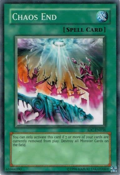 Chaos End Invasion of Chaos (Worldwide English) Yu-Gi-Oh! card