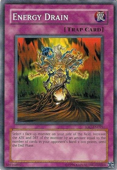 Energy Drain Invasion of Chaos (Worldwide English) Yu-Gi-Oh! card
