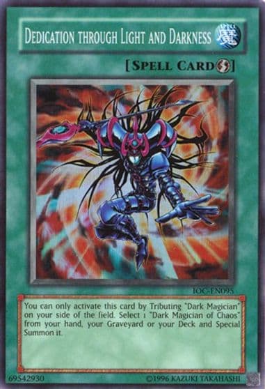Dedication Through Light and Darkness Invasion of Chaos (Worldwide English) Yu-Gi-Oh! card