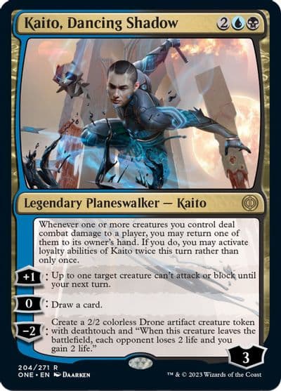 Kaito Dancing Shadow Phyrexia: All Will Be One Magic card