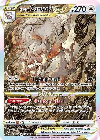 Hisuian Zoroark VSTAR SWSH: Crown Zenith: Galarian Gallery Pokemon card