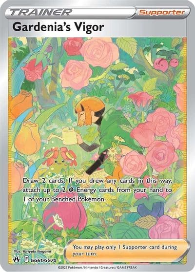 Gardenia's Vigor SWSH: Crown Zenith: Galarian Gallery Pokemon card