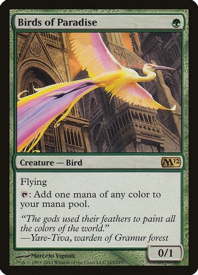 Birds of Paradise Magic 2012 (M12) Magic card