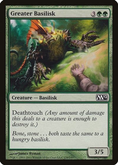 Greater Basilisk Magic 2012 (M12) Magic card