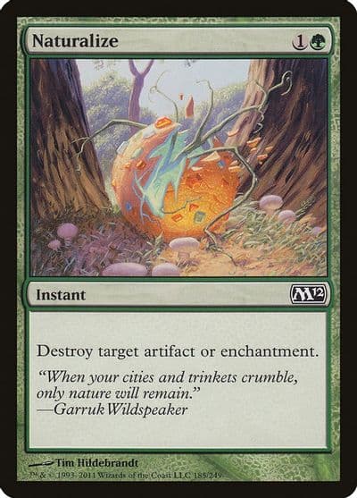 Naturalize Magic 2012 (M12) Magic card