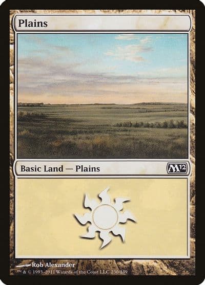 Plains 230 Magic 2012 (M12) Magic card