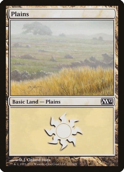 Plains 231 Magic 2012 (M12) Magic card