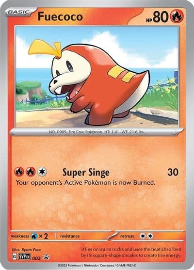Fuecoco - 002 SV: Scarlet & Violet Promo Cards Pokemon card