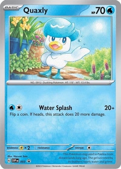 Quaxly - 003 SV: Scarlet & Violet Promo Cards Pokemon card