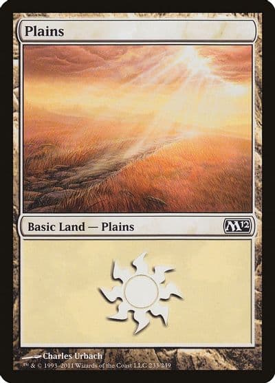 Plains 233 Magic 2012 (M12) Magic card