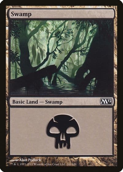 Swamp 241 Magic 2012 (M12) Magic card