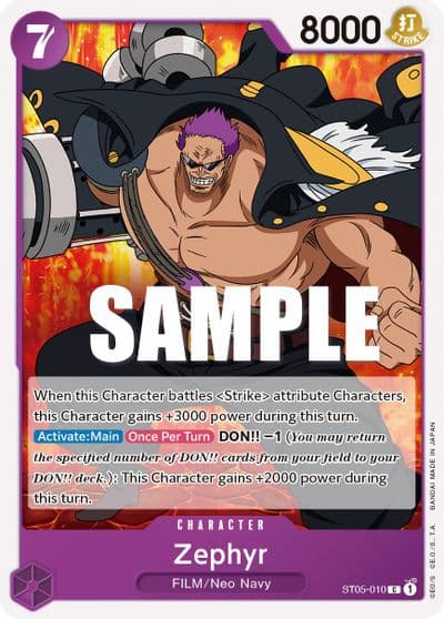 Zephyr Starter Deck 5: Film Edition One Piece card