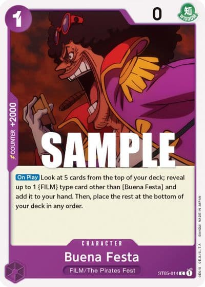Buena Festa Starter Deck 5: Film Edition One Piece card