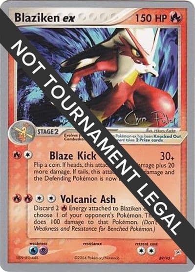 Blaziken ex - 2004 (Chris Fulop) World Championship Decks Pokemon card