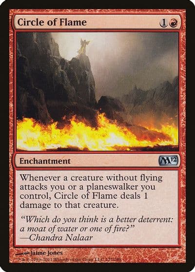 Circle of Flame Magic 2012 (M12) Magic card