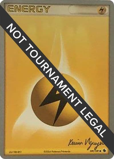 Lightning Energy - 2004 (Kevin Nguyen) World Championship Decks Pokemon card