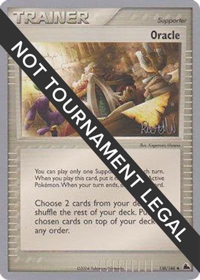 Oracle - 2004 (Reed Weichler) World Championship Decks Pokemon card
