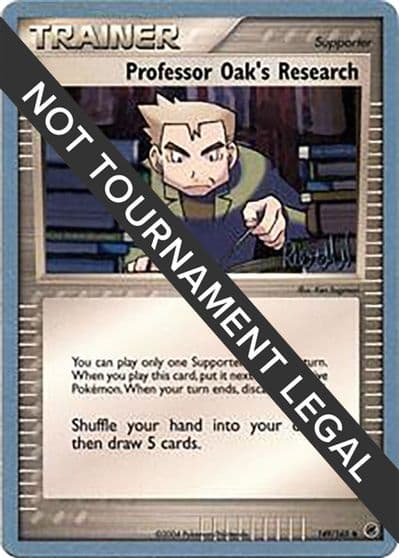 Professor Oak's Research - 2004 (Reed Weichler) World Championship Decks Pokemon card