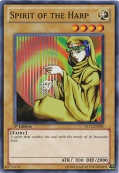 Spirit of the Harp Starter Deck: Dawn of the Xyz Yu-Gi-Oh! card