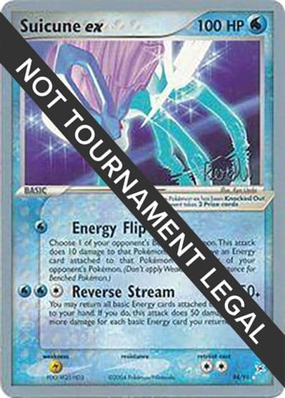 Suicune ex - 2004 (Reed Weichler) World Championship Decks Pokemon card