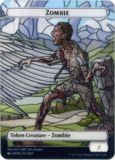 Zombie Token SEA Exclusive Dominaria United Magic card