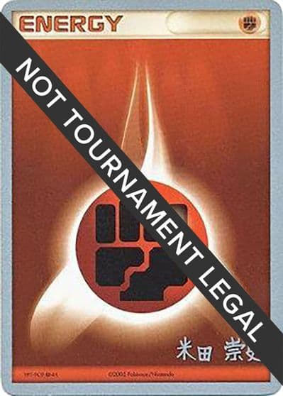 Fighting Energy - 2005 (Takashi Yoneda) World Championship Decks Pokemon card
