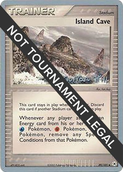 Island Cave - 2005 (Curran Hill) World Championship Decks Pokemon card