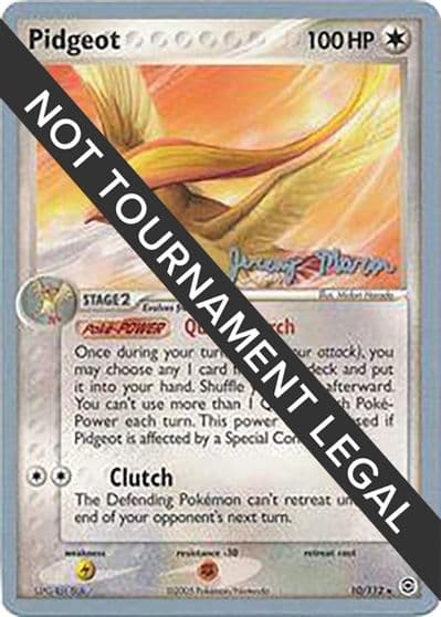 Pidgeot - 2005 (Jeremy Maron) World Championship Decks Pokemon card