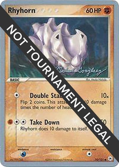 Rhyhorn - 2005 (Michael Gonzalez) World Championship Decks Pokemon card