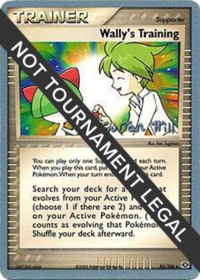 Wally's Training - 2005 (Curran Hill) World Championship Decks Pokemon card