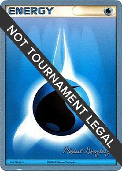 Water Energy - 2005 (Michael Gonzalez) World Championship Decks Pokemon card