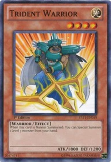 Trident Warrior Starter Deck: Dawn of the Xyz Yu-Gi-Oh! card