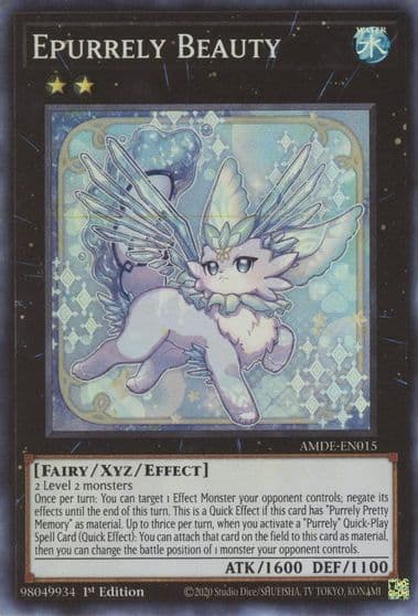Epurrely Beauty Amazing Defenders Yu-Gi-Oh! card