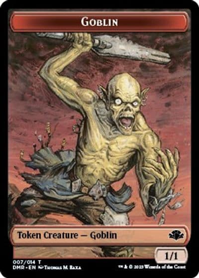 Goblin Construct Double Sided Token Dominaria Remastered Magic card