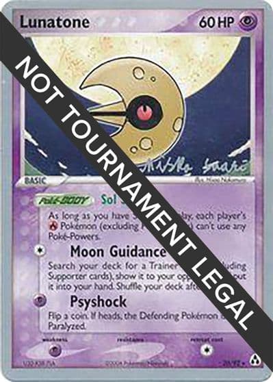 Lunatone (20) - 2006 (Miska Saari) World Championship Decks Pokemon card