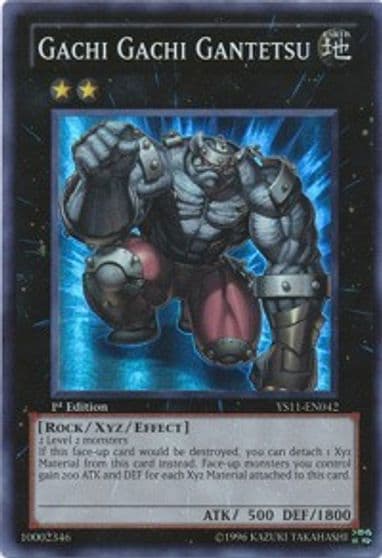 Gachi Gachi Gantetsu Starter Deck: Dawn of the Xyz Yu-Gi-Oh! card
