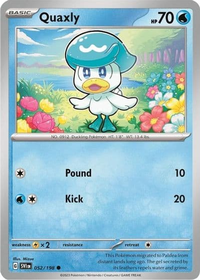 Quaxly (Mirage Holo) Miscellaneous Cards & Products Pokemon card