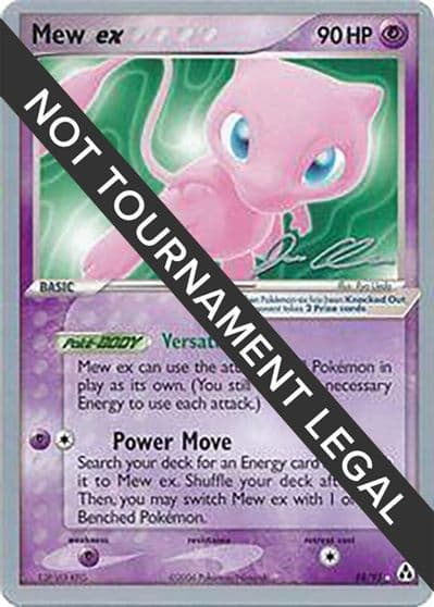 Mew ex - 2006 (Jason Klaczynski) World Championship Decks Pokemon card