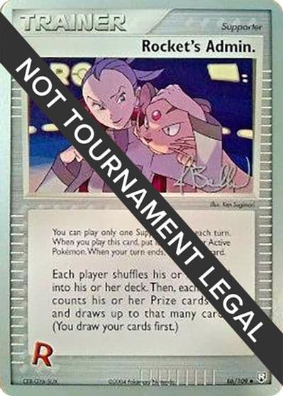 Rocket's Admin. - 2006 (Jimmy Ballard) World Championship Decks Pokemon card