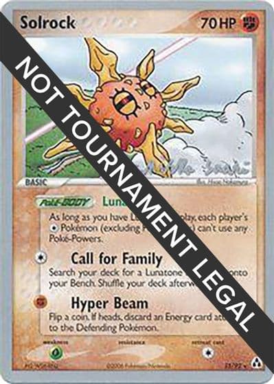 Solrock (25) - 2006 (Miska Saari) World Championship Decks Pokemon card