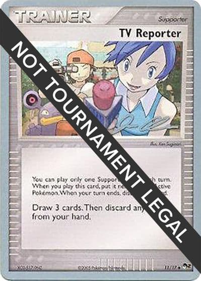 TV Reporter - 2006 (Jason Klaczynski) World Championship Decks Pokemon card