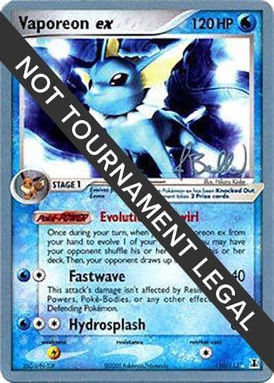 Vaporeon ex - 2006 (Jimmy Ballard) World Championship Decks Pokemon card