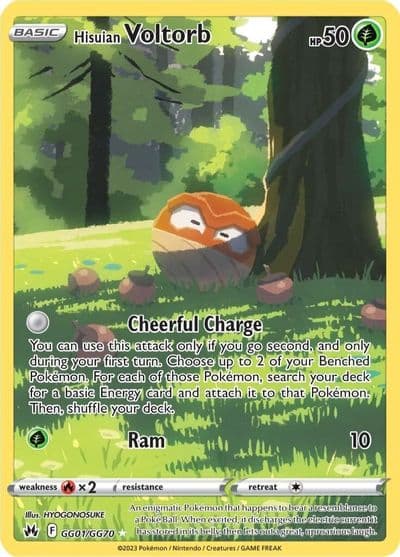 Hisuian Voltorb SWSH: Crown Zenith: Galarian Gallery Pokemon card