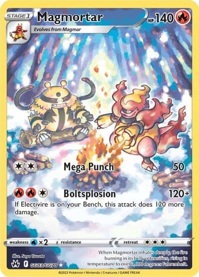 Magmortar SWSH: Crown Zenith: Galarian Gallery Pokemon card