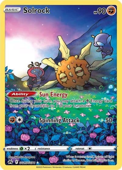 Solrock SWSH: Crown Zenith: Galarian Gallery Pokemon card
